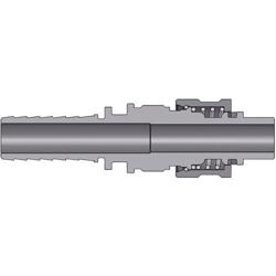 N4S6-SS 316 Stainless Steel Dix-Lock™ N-Series Interchange Male End x Hose Barb Plug